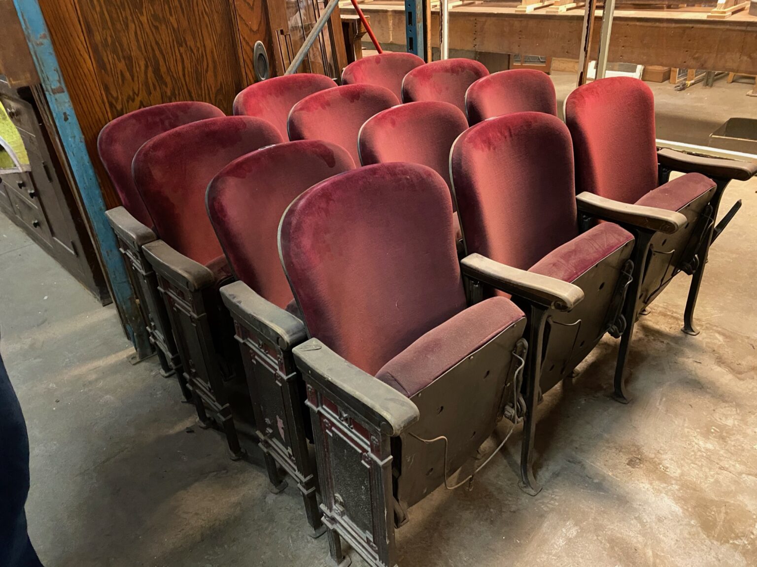 Vintage Theatre Seat Sets Bauer Bros Inc.