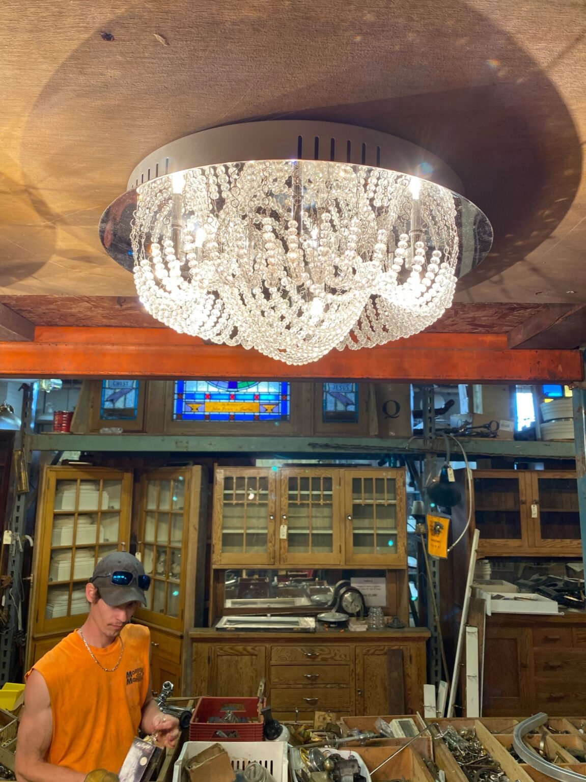Beaded Flush Mount Light » Bauer Bros Inc.