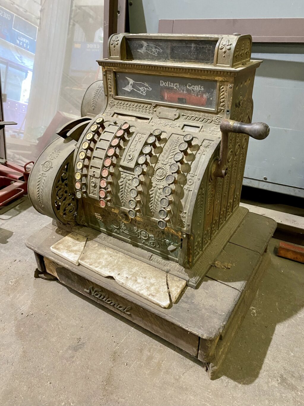 Antique Cash Register without stand – Bauer Bros Inc.