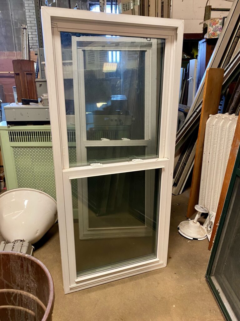 Reclaimed Vinyl Windows - White and Green » Bauer Bros Inc.