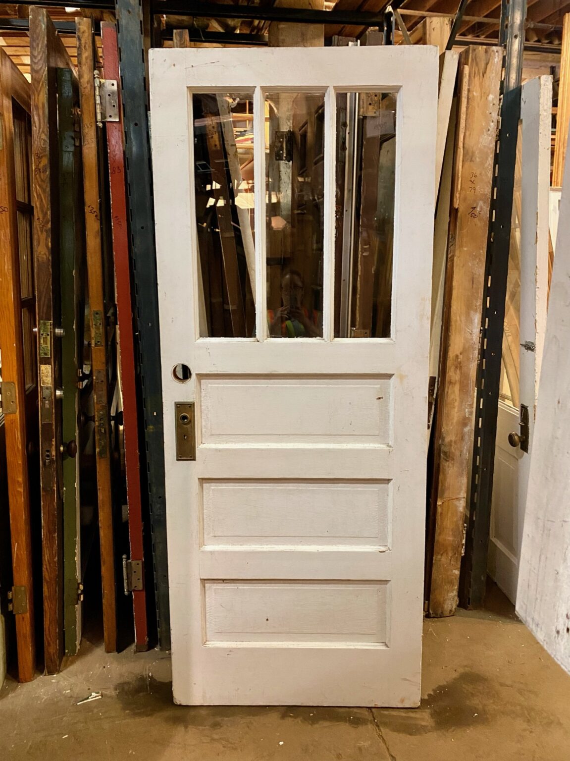 Douglas Fir Door with glass » Bauer Bros Inc.